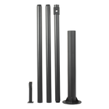 XGAPOLE6M/A - Poste Seccionado para Videovigilancia / 6 m (19.7 ft) / 4 Secciones / Base Ø 140 mm / Soporte PTZ / IP66