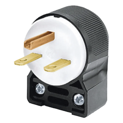 HUB-HBL5666CA - Clavija Angular Industrial / 15A 250V / 2 Polos 3 Hilos / NEMA 6-15P / 0.64m x 0.47m