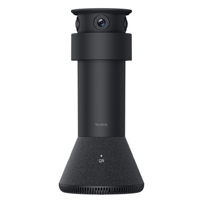 M-TOWER - Cámara de Videoconferencia / Triple Cámara 8MP 4K / Cobertura 360° / Audio Inteligente 6+1 Micrófonos / Alcance de Voz 6 m (19.7 ft) / Diseño Cilíndrico Compacto