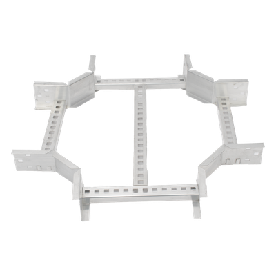 CHXE8R8X12AK - Derivación "X" Horizontal de Aluminio Perfil Z / Peralte 3 1/4" / Ancho 12"/ Radio 8" / Incluye Tornillería (CHXHEZ314R8X12AK)