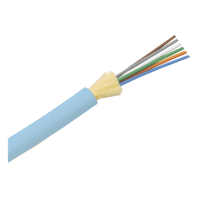 FODLZ24 - Cable de Fibra Óptica / 24 Hilos / Multimodo OM4 50/125 / Tight Buffer 900µm / LSZH / OFNP / 2 pies Marcas