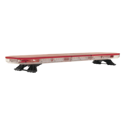 X67RW - Barra de luces LED de 47", 108 LED, con control de tráfico en color ámbar, dual color rojo/claro, ideal para equipar ambulancias y unidades de bomberos