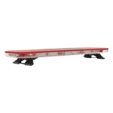 X67RW - Barra de luces LED de 47", 108 LED, con control de tráfico en color ámbar, dual color rojo/claro, ideal para equipar ambulancias y unidades de bomberos