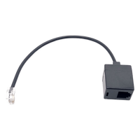 T03 - Adaptador de Diadema IP / Conector RJ9 / Secuencia 1-4 Mic y Spk / Compatibilidad Universal