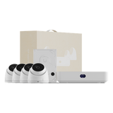 UNVR-INSTANT-KIT - Kit NVR IP / 4 Cámaras 4MP / Switch PoE 6 Puertos / IR 30 m (98.4 ft) / Almacenamiento 1 TB / HDMI