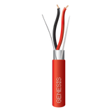 4406-1104 - Cable para Alarmas de Incendio / 2x16 AWG / Blindado / Riser FPLR / 305 m (1000.7 ft) / PVC Rojo