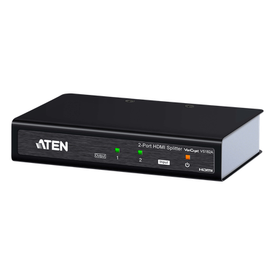VS182A - Distribuidor HDMI / 2 Puertos / 4K@60Hz / HDCP 2.2 / 10.2 Gbps / Alcance 15 m (49 ft)