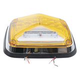XLTE1755A - Luz de Advertencia LED / 8 x 6" / 11 Patrones de Destello / IP67 / 12-30 VCC / ECE R65 / SAE J845