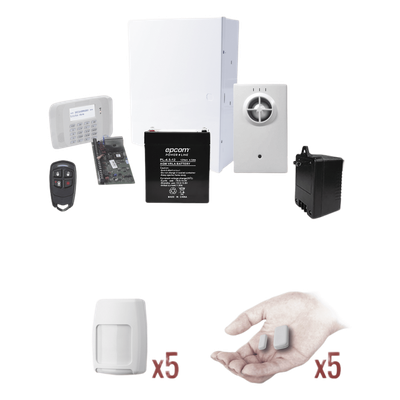 VISTA48PROTEGE2 - Panel VISTA-48LA / comunicador IP integrado / 3 particiones / compatible zonas RF serie 5800