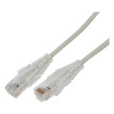 LP-UT6A-300-GY28 - Cable de Parcheo Slim UTP Cat6A / 3 m (9.84 ft) / 28 AWG / Gris / RJ45