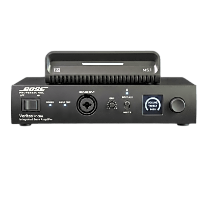 MS1/250BL - Kit Amplificador y Streamer de Audio / 2x50W a 4Ω / PoE o USB-C / HDMI eARC + Óptica + RCA / Bluetooth LE Audio / Wi-Fi / Control por Voz / Compatibilidad Control4-Crestron-Savant