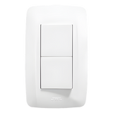 JTL-B72-05 - Apagador Duplex de 10 A / 127 V CA ~60 HZ  / Color Blanco.