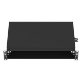 FMT2 - Panel de Distribución de Fibra Óptica / 2UR / 192 Fibras / Bandeja Fija / Entrada Lateral o Posterior / 6.56 ft