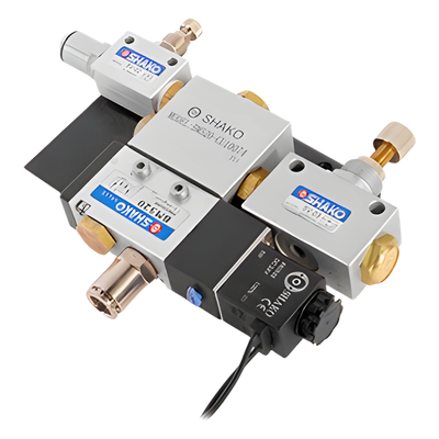 XB-275-AIR-VLV - Electroválvula Industrial / 24 VDC / Presión 2-8 kgf/cm² / Aluminio / -10 a 60 °C / Aire Comprimido