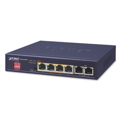 GSD-604HP - PLANET GSD-604HP switch No administrado Gigabit Ethernet (10/100/1000) Energía sobre Ethernet (PoE)