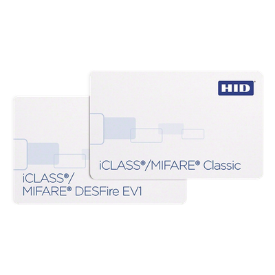 2320BMGGMNN - Tarjeta DUAL iClass + Mifare/ PVC Compuesto/ Garantía de por Vida