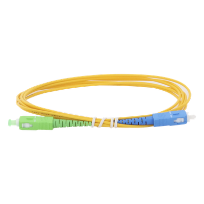LPSM2SCASCUS2 - Jumper de Fibra Óptica / Monomodo OS2 G.652D / SC/APC-SC/UPC / Simplex / 2m (6.56 ft) / Forro PVC 2mm
