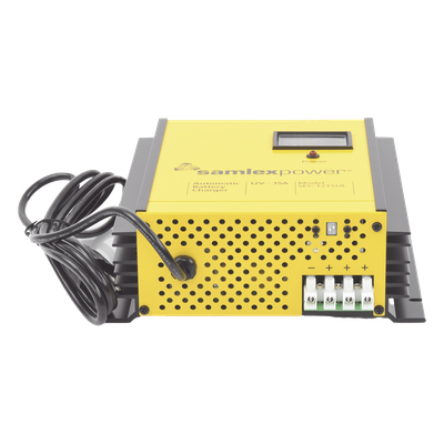 SEC-1215-UL - Cargador de Baterías de Plomo Ácido / 12 V / 15 A / Bancos 100 a 200 Ah / Operación Automática / Fuente de Poder y Respaldo CD