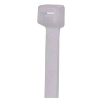PLT2H-L - Brida de Nylon 6.6 / 206 mm (8.1 in) x 7.6 mm / Exterior Resistente a UV / Paquete 50 pz / AH-2 Plenum