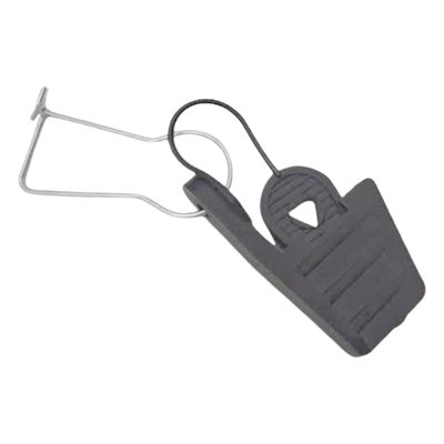 LP-DWC2 - Tensor para Fibra Óptica / Drop Plana 5x2 mm / Redonda 3 mm / Tensión 500 N / Acero Inoxidable 201 / UV Resistente