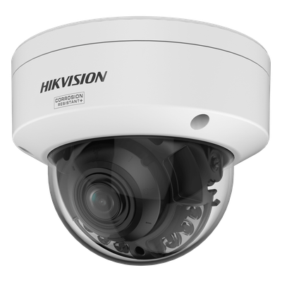 DS-2CD2747G3T-LIZSY - Domo IP / 4 Megapixel / Lente Mot. 2.8 a 12 mm / 131 ft IR + Luz Blanca / IP67 / WDR 130 dB / AcuSense 3.0 / NEMA 4X / AcuSeek