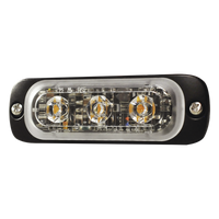 SP3B - Luz Auxiliar LED / 3 LED de Alta Potencia / 12 Patrones Programables / Sincronización 15 Unidades / IPX8 / SAE J595 Clase 1 / Multivoltaje 12~24 VCD / Ultradelgada 0.35 pulgadas (9 mm)