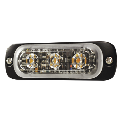 SP3B - Luz Auxiliar LED / 3 LED de Alta Potencia / 12 Patrones Programables / Sincronización 15 Unidades / IPX8 / SAE J595 Clase 1 / Multivoltaje 12~24 VCD / Ultradelgada 0.35 pulgadas (9 mm)