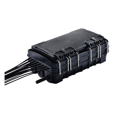 FDP-420E-16 - Caja de Distribución de Fibra Óptica / 24 Empalmes / 16 Puertos SC/APC Simplex / IP65 / 16 Salidas Drop