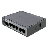 E60IUGS - E60iUGS, hEX S, Ruteador Dual Core 950MHz, 512MB RAM, 2.5G SFP, 5xGEth, USB, RouterOS v7 L4, gabinete plástico