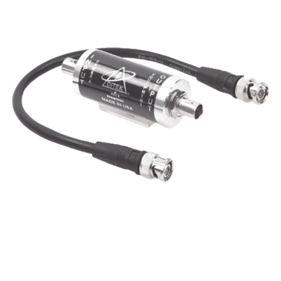 DTK-IBNC - Protector Coaxial BNC / 20,000 A / 75 Ohms / 0-10 MHz / 3.58 x 1.1 pulgadas / -40°F a 158°F