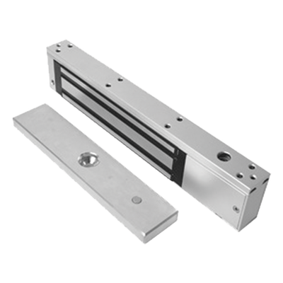 MAG600LED - Chapa Magnética 600 lbs con LED y Sensor de Bloqueo de Placa
