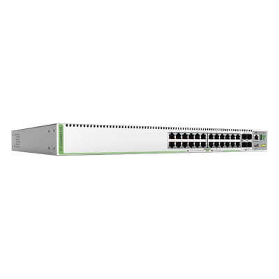 AT-GS980MX/28-10 - Switch Stack L3 / 24 puertos 10/100/1000-T / 4 SFP+ 10G / Rack 19" (0.48 m)