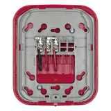 WAV-RL - Base Inalámbrica Direccionable / Montaje en Pared / Salida 24 VDC / Red de Malla Swift / Color Rojo / UL y ULC Certificada