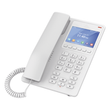 GHP630 - GHP630, Teléfono Hotelero IP Blanco, LCD Color 3.5", 2 SIP 2 líneas, GDMS, soporta PoE