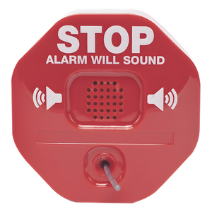 STI-6200WIR - Alarma de Extintor Inalámbrica / Sirena 95/105 dB / Señal Visual Disuasoria / Alimentación 9V o 12-24V DC / Transmisión Inalámbrica a Receptor