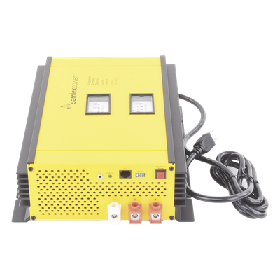 SEC-2425-UL - Cargador de Baterías Industrial / 24 V / 25 A / Bancos 200-300 Ah / Entrada Dual 120/220 VCA / Modo Fuente con Respaldo CD