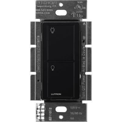PD6ANSBL - Interruptor Inteligente de Pared / On/Off / 120 V / 6 A LED/CFL / 720 W Incandescente / Control Remoto vía App y Pico / Requiere Neutro
