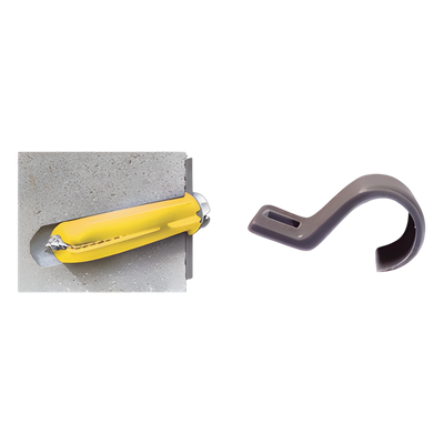 TK-1014 - Kit de Fijación / 12 Grapas + Taquetes + Tornillos / Polietileno Flexible / -10°C a +120°C / Interior-Exterior