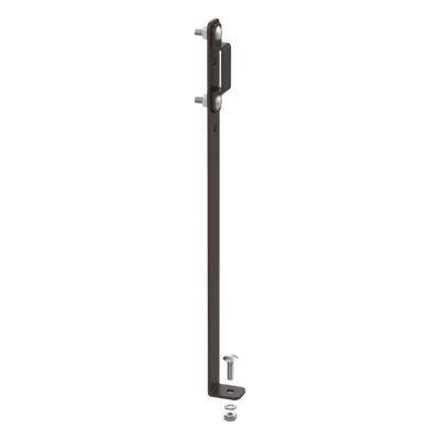 LEK12B - Kit de Elevación para Escalerilla / 3 o 6 in (76 o 152 mm) / Acero Calibre 11 / Acabado Negro RAL 9005 / Universal para Cualquier Ancho de Rack