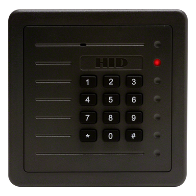 5355AGK00 - Lector de Proximidad de Mediano Alcance / Teclado Integrado / Wiegand / Exterior / 8' (20 cm) / 12 VCC / -30 a 65 °C