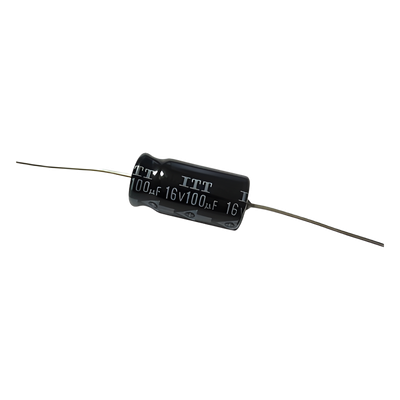 100MF16V - Capacitor Electrolitico de 100 mF a 16 Vcc.