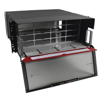 LVE-4U-MD-P01A - Distribuidor de Fibra Óptica de Alta Densidad / 4 UR / 16 Placas Plug and Play / Hasta 384 Fibras / Rack 19" (48.26 cm)