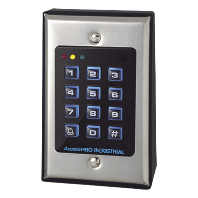PRO-KEYPAD-SV2 - Teclado de Control de Acceso / 1,100 Usuarios / Lector 125 kHz / Salida Wiegand / Contacto Húmedo y Seco / Acero Inoxidable / Montaje en Pared