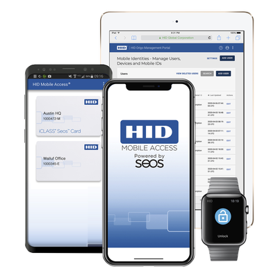 MID-SUB-T100 - Credencial Móvil Virtual / Bluetooth 10 m (32.8 ft) / iOS y Android / Autenticación SEOS / Anti-Clonación