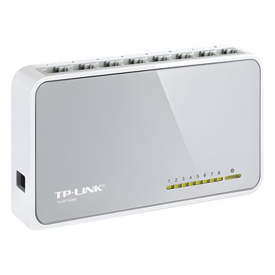 TL-SF1008D - TP-Link TL-SF1008D dispositivo de redes No administrado 8 Fast Ethernet (10/100) Toma de entrada de CC