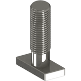 N00008 - Perno de Montaje Solar / Acero Inoxidable / Rosca M8 / 30 mm / Compatible con N Rail 4.72 y M2 / 12.26 g