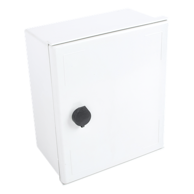 PST-2530-14P - Gabinete de Poliéster / IP65 / 250 x 300 x 140 mm / Carga 30 kg / Placa Trasera Incluida / Cerradura con Llave