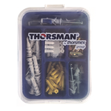 TH-KIT-FY - Kit de Fijación para Yeso y Tabique Hueco / 91 Piezas / Carga 5-30 kg (11.02-66.14 lb) / Temperatura -50°C a 80°C (-58°F a 176°F) / Interiores