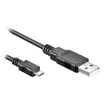 CA-UD5B - Cable Split USB-A a Micro USB / Conector DC 2.5 mm / 1.2 m (3.9 ft) / Comunicación y Alimentación / Compatible Controladores XN