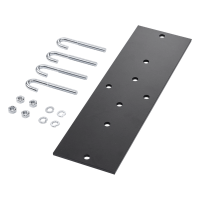 LRRMPBLK18 - Accesorio de Soporte Final / Escalerilla 18 in (1.5 ft) / Acero / Acabado en Polvo RAL 9005 / Negro